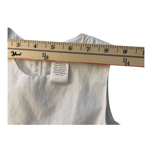 Gymboree Girls Girl's 4 White Pink Black Sleeveless Spring Summer Formal Dress - Picture 13 of 13